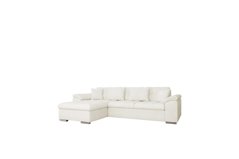 Camior Soffa med Divan 3-sits - Vit - Möbler - Soffa - Divansoffor & schäslongsoffa