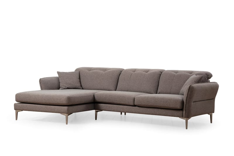 Chandara Soffa m. Divan 5-sits - Grå - Möbler - Soffa - Divansoffor & schäslongsoffa