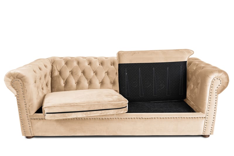 Chesterfield Deluxe bäddsoffa 3-sits - Bäddsoffa - Bäddsoffa 3 sits