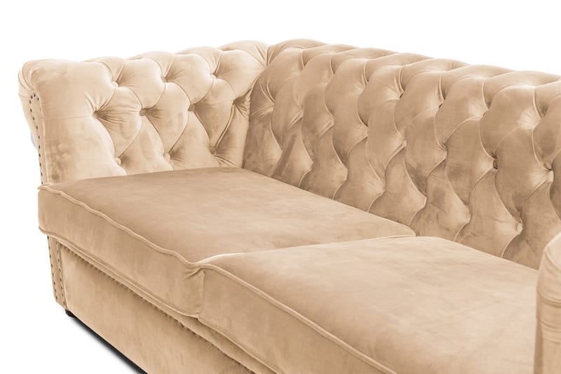 Chesterfield Deluxe bäddsoffa 3-sits - Bäddsoffa - Skinnsoffor - Bäddsoffa 4 sits - Bäddsoffa 3 sits - Bäddsoffa 2 sits - Sammetssoffa