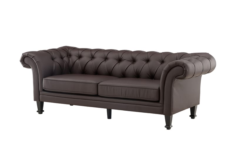 Ätran Chesterfieldsoffa 2-sits - Brun - Möbler - Soffa - Chesterfield soffa