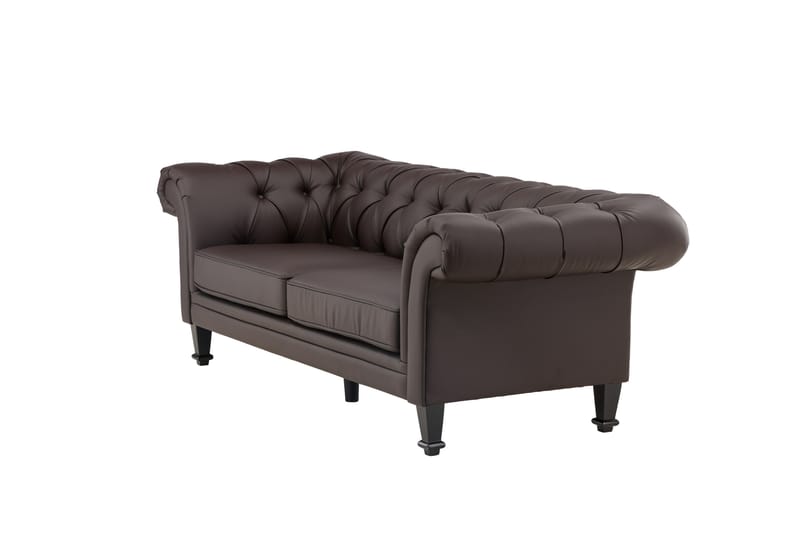 Ätran Chesterfieldsoffa 2-sits - Brun - Möbler - Soffa - Chesterfield soffa