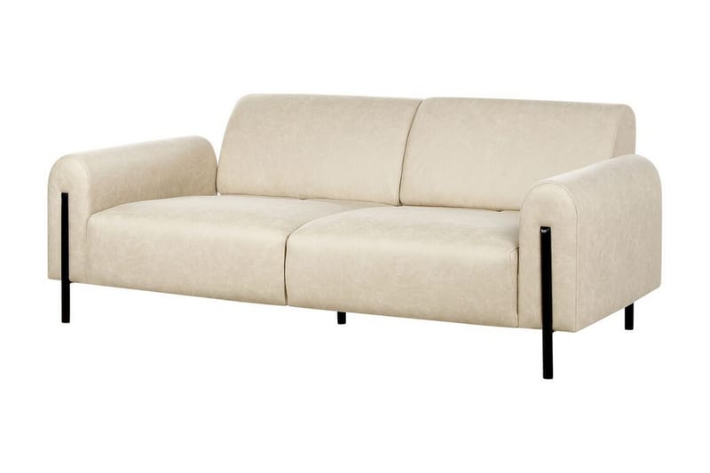 Christa Soffa 3-sits - Beige/Svart - Möbler - Soffa - 3 sits soffa