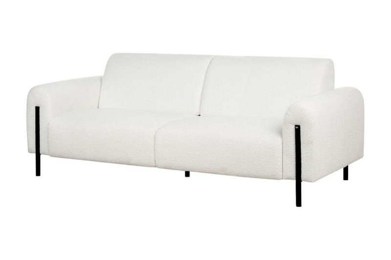 Christa Soffa 3-sits - Vit/Svart - Möbler - Soffa - 3 sits soffa