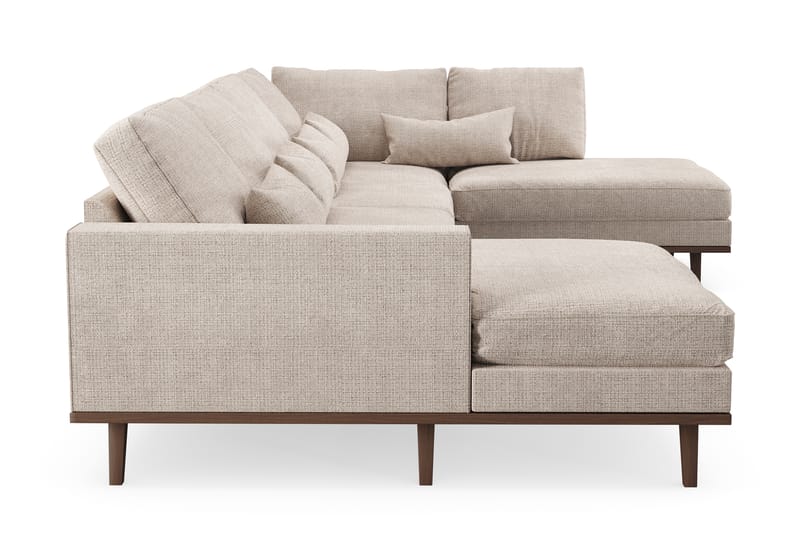 Copenhagen Stor U Soffa med Divan och Schäslong Höger - Beige - Möbler - Soffa - U-soffa