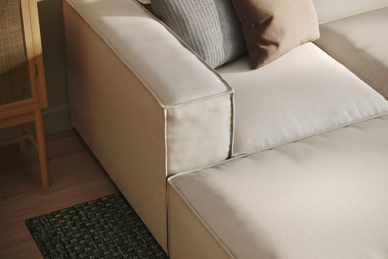 Cubo Djup U-Soffa 5-sits - Beige - U-soffa