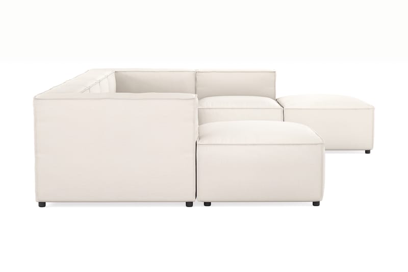 Cubo Djup U-Soffa 5-sits - Beige - U-soffa