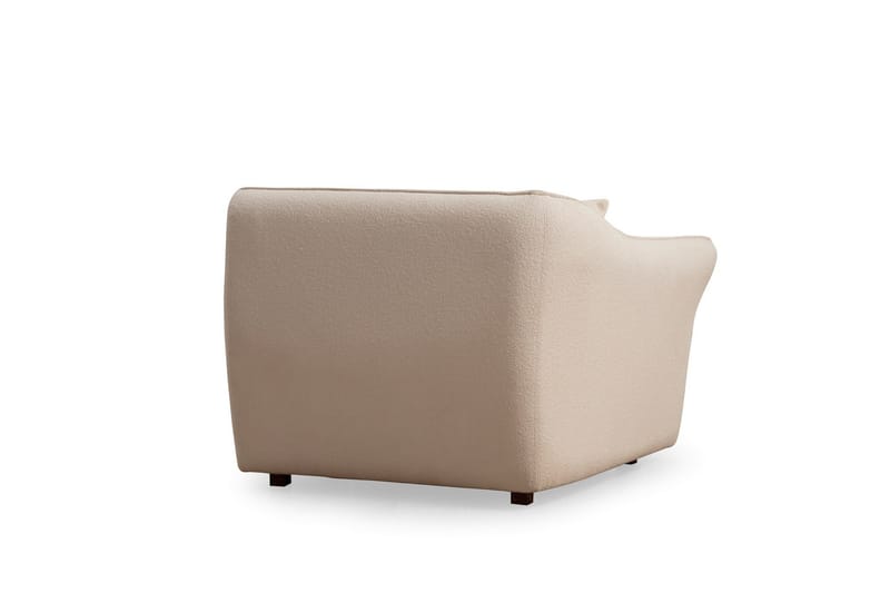 Damor Svängd Soffa 3-sits - Beige - Möbler - Soffa - 3 sits soffa