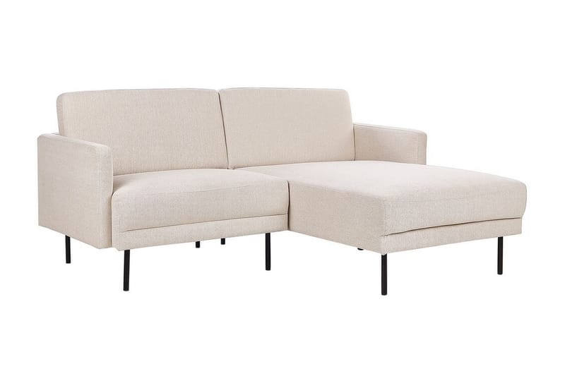 Deajna Hörnsoffa 2-sits - Beige/Svart - Möbler - Soffa - Hörnsoffa