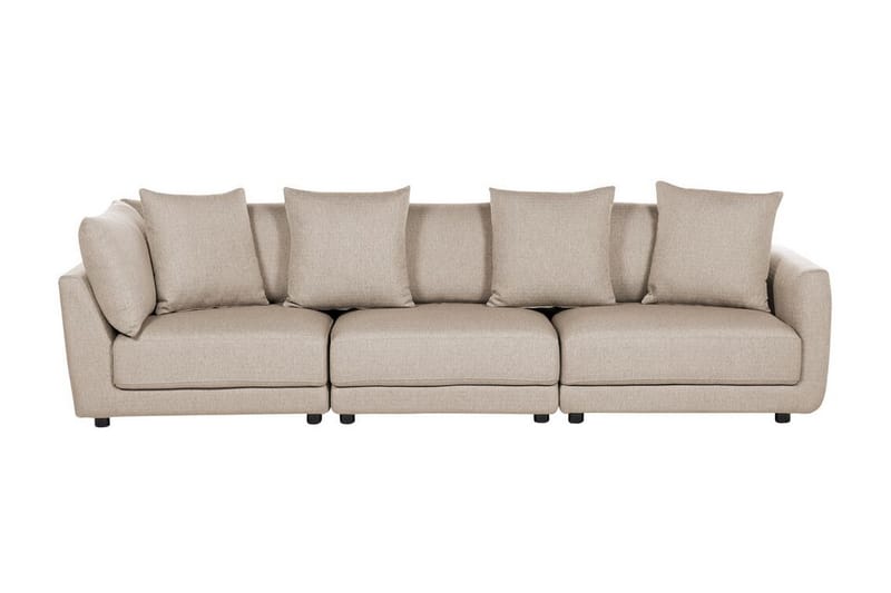 Delisha Soffa 3-sits - Beige/Svart - Möbler - Soffa - 3 sits soffa