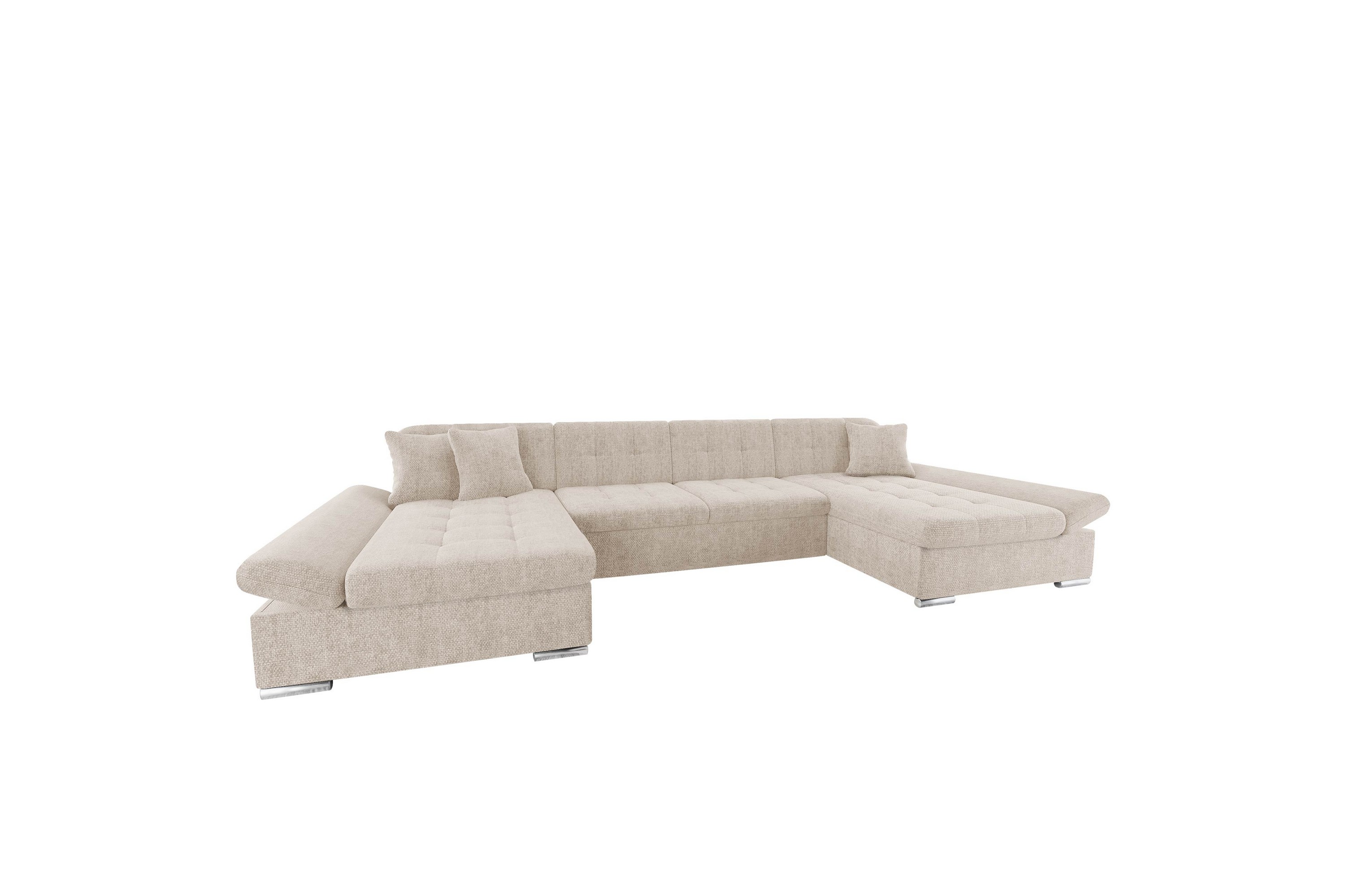 Dewitt Soffa Dubbeldivan 4-sits - Beige U-soffa