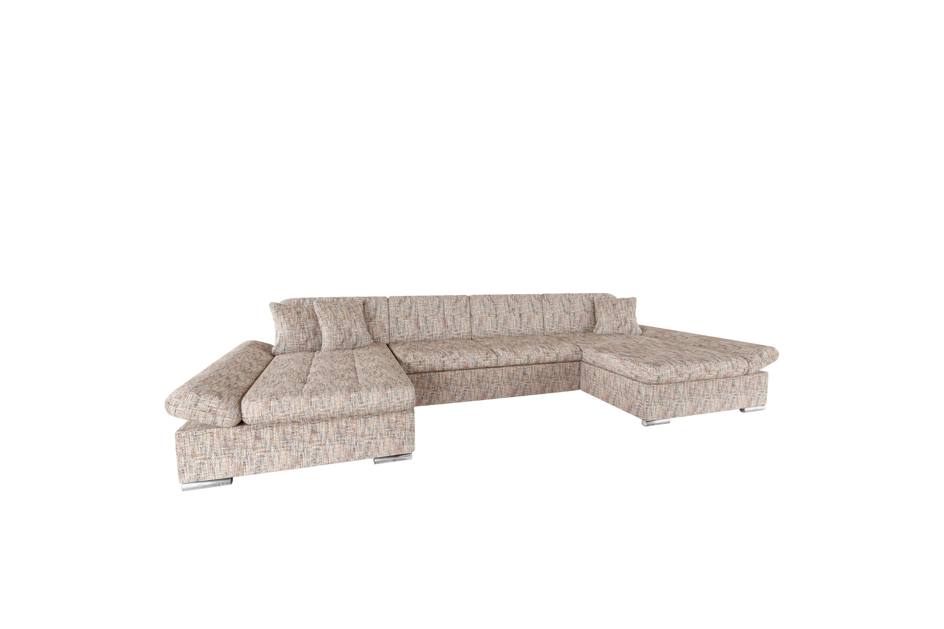 Dewitt Soffa Dubbeldivan 4-sits - Flerfärgad/Beige U-soffa Flerfärgad,Beige