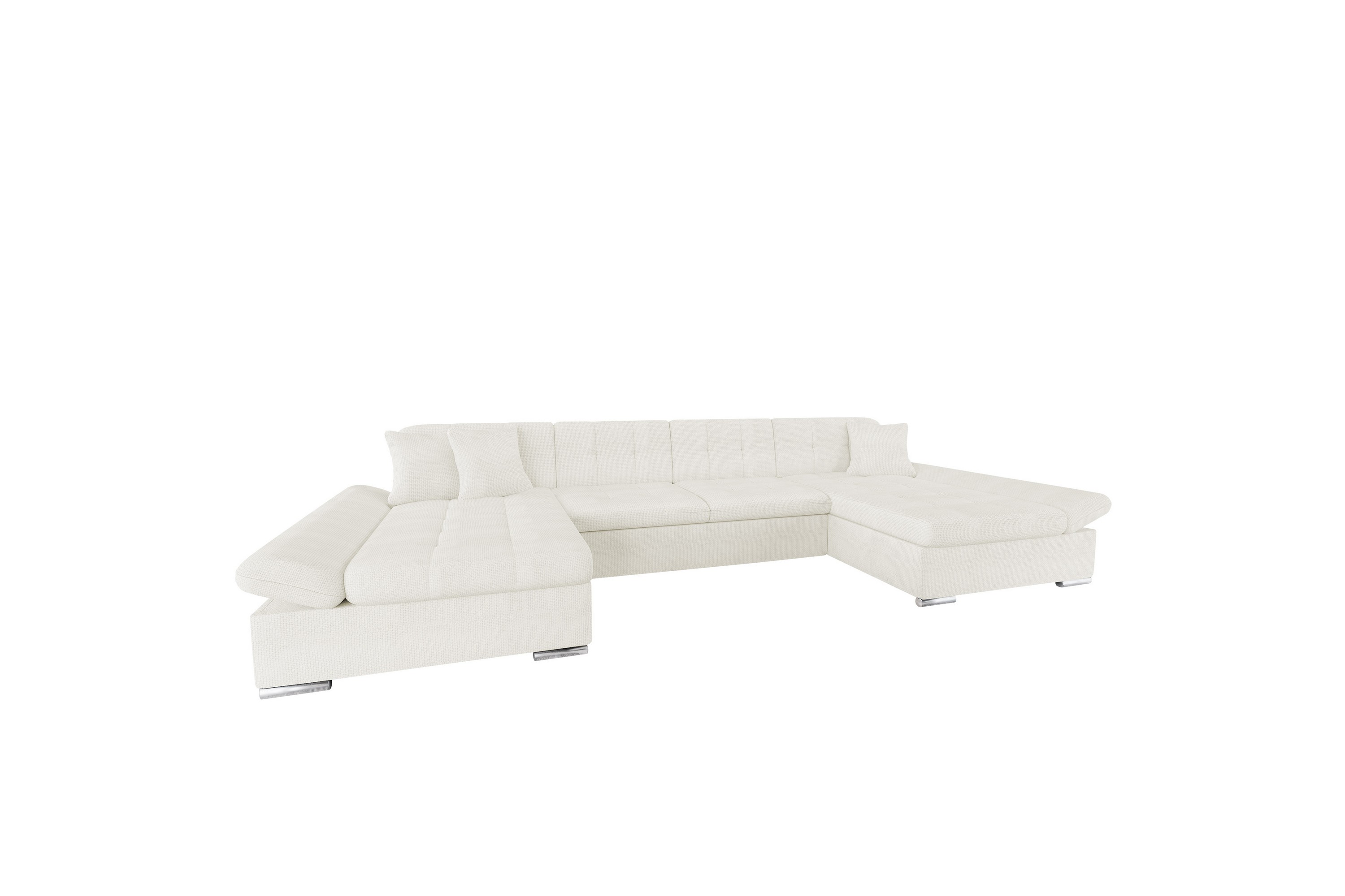 Dewitt Soffa Dubbeldivan 4-sits - Vit U-soffa