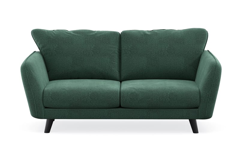 Trend Lyx 2-sits Soffa - Grön Sammet - Skinnsoffor - Sammetssoffa - 3 sits soffa - 4 sits soffa - Soffa - 2 sits soffa