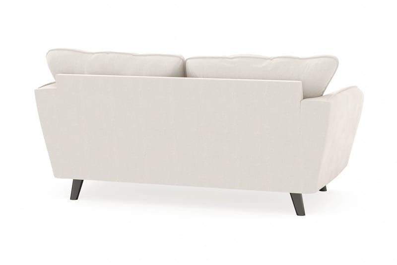 Trend Lyx 2-sits Soffa - Vit Sammet - 2 sits soffa