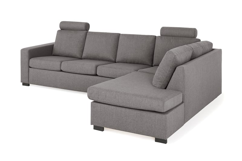 Crazy Limited Edition 3-sits Soffa med Schäslong Höger - Ljusgrå - Divansoffor & schäslongsoffa - Skinnsoffor - 2 sits soffa med divan - 3 sits soffa med divan - 4 sits soffa med divan - Sammetssoffa