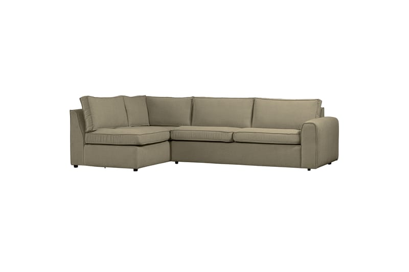 Freek Soffa med Schäslong 3-sits - Ljusgrön - Divansoffor & schäslongsoffa - 3 sits soffa med divan