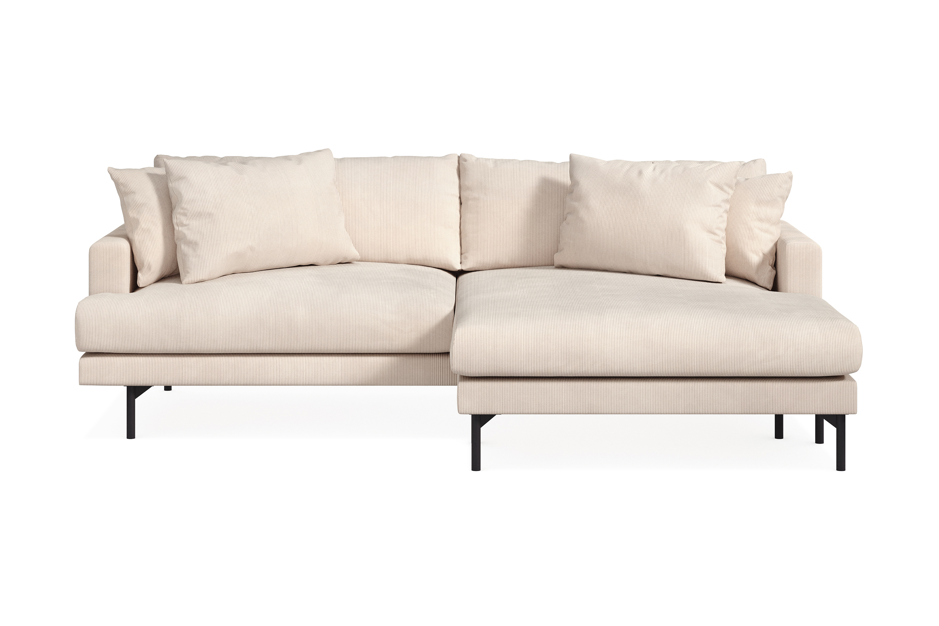 Menard 3-sits Divansoffa - Beige 3 sits soffa med divan