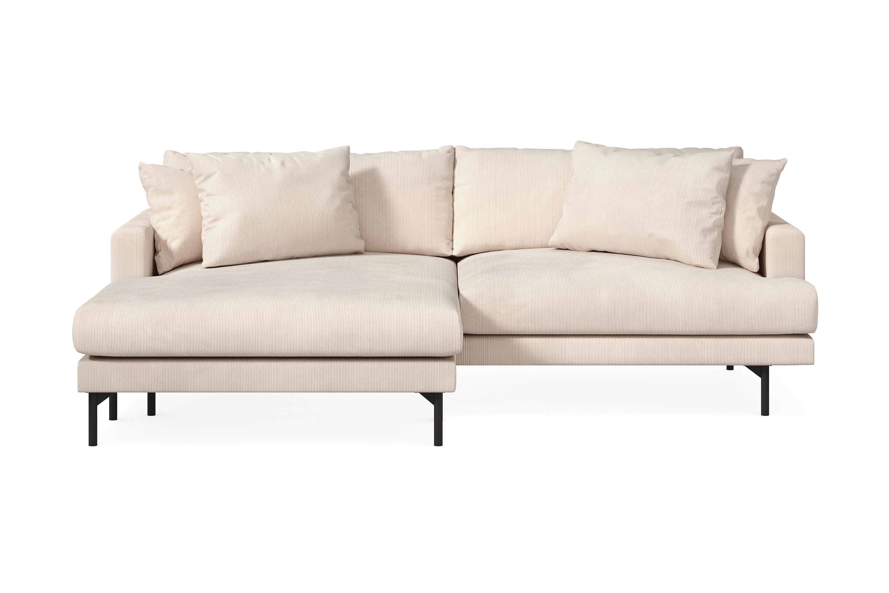 Menard 3-sits Divansoffa - Beige 3 sits soffa med divan