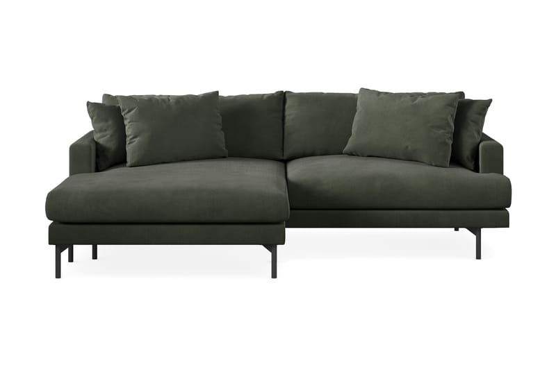 Menard 3-sits Divansoffa - Mörkgrön - Divansoffor & schäslongsoffa - 3 sits soffa med divan