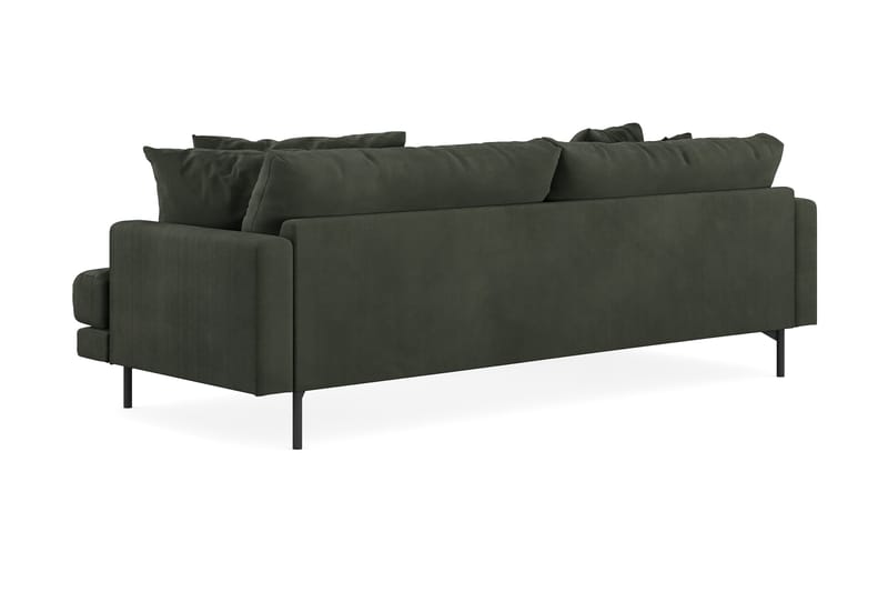 Menard 3-sits Divansoffa - Mörkgrön - Möbler - Soffa - Divansoffor & schäslongsoffa - 3 sits soffa med divan