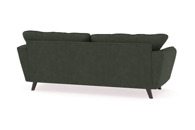 Trend Lyx 3-sits Soffa - Mörkgrön Manchester - Divansoffor & schäslongsoffa - 3 sits soffa med divan