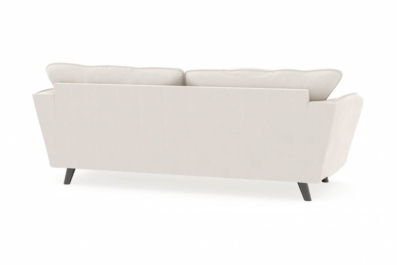 Trend Lyx 3-sits Soffa - Vit Sammet - Divansoffor & schäslongsoffa - 3 sits soffa med divan