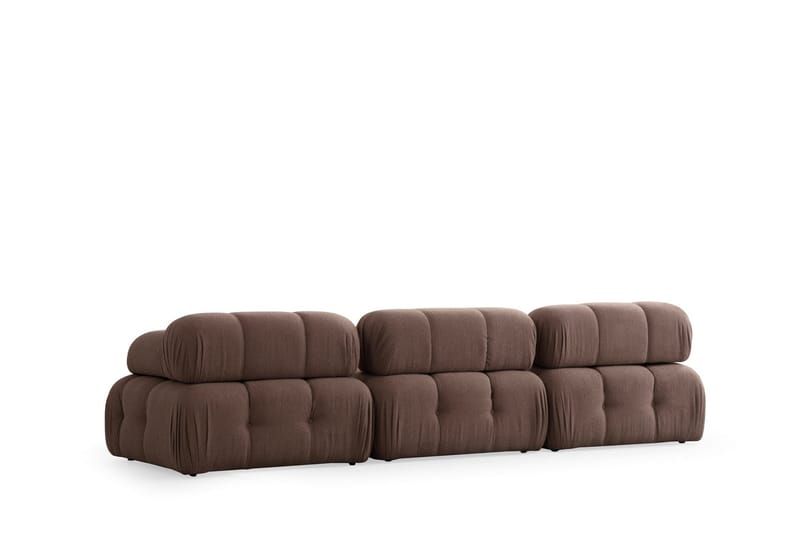 Bengul Bubblig Divansoffa 3-sits 315 cm - Brun - Möbler - Soffa - Divansoffor & schäslongsoffa - 4 sits soffa med divan