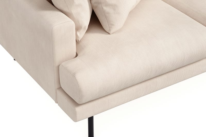 Menard 4-sits Divansoffa - Beige - Divansoffor & schäslongsoffa - 4 sits soffa med divan