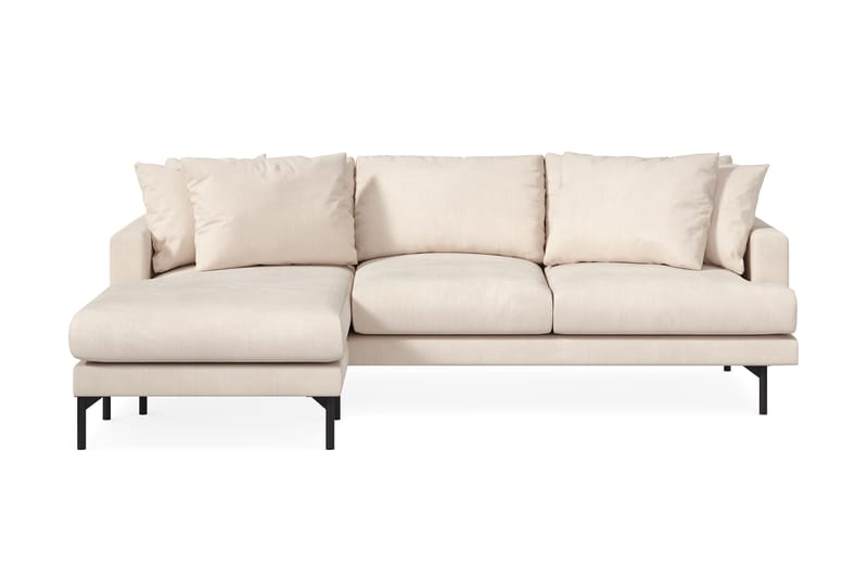 Menard Djup 4-sits Manchester Divansoffa 250 cm - Beige - Möbler - Soffa - Divansoffor & schäslongsoffa - 4 sits soffa med divan