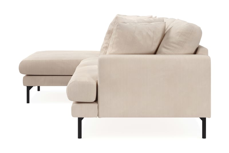 Menard Djup 4-sits Manchester Divansoffa 250 cm - Beige - Möbler - Soffa - Divansoffor & schäslongsoffa - 4 sits soffa med divan