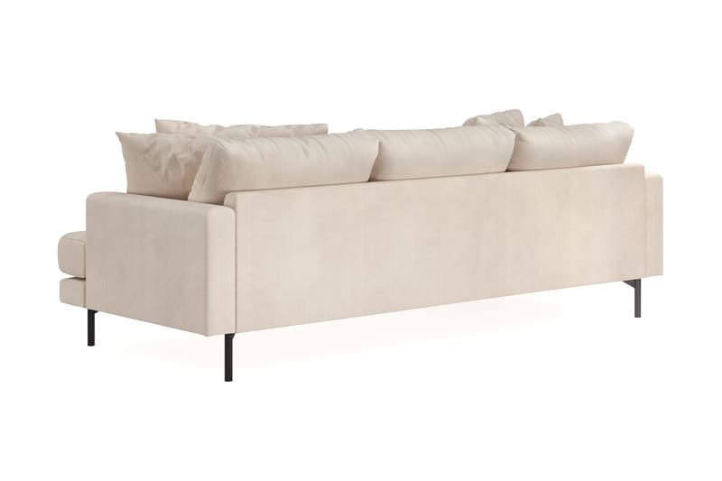 Menard Djup 4-sits Manchester Divansoffa 250 cm - Beige - Möbler - Soffa - Divansoffor & schäslongsoffa - 4 sits soffa med divan