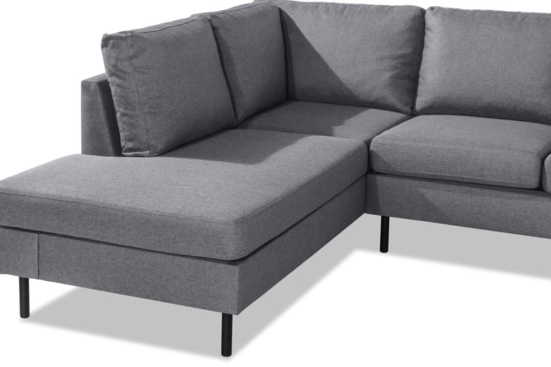 Peppe 4-sits L Soffa med Schäslong Vänster - Ljusgrå - Möbler - Soffa - Divansoffor & schäslongsoffa - 4 sits soffa med divan