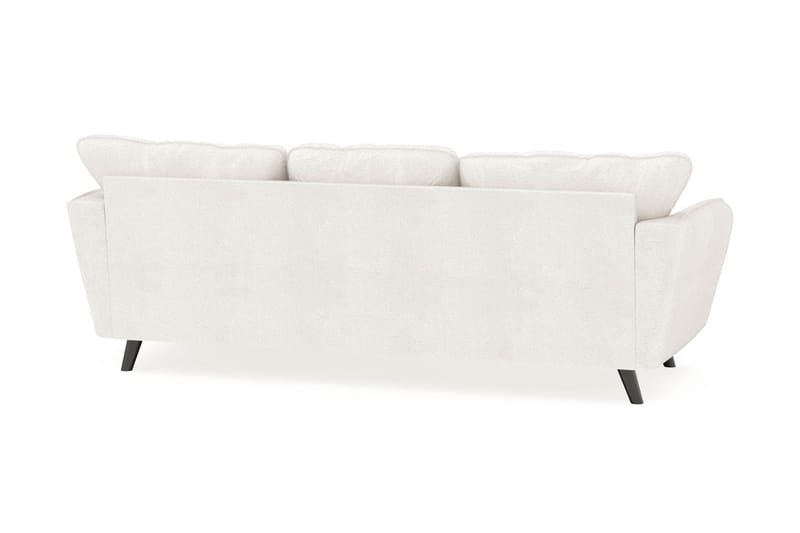 Trend Lyx 3-sits Divansoffa Höger - Vit|Bouclé - Divansoffor & schäslongsoffa - 4 sits soffa med divan