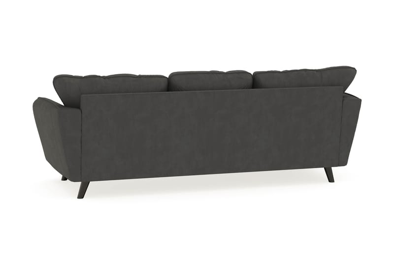 Trend Lyx 3-sits Divansoffa Vänster - Mörkgrå Manchester - Divansoffor & schäslongsoffa - 4 sits soffa med divan