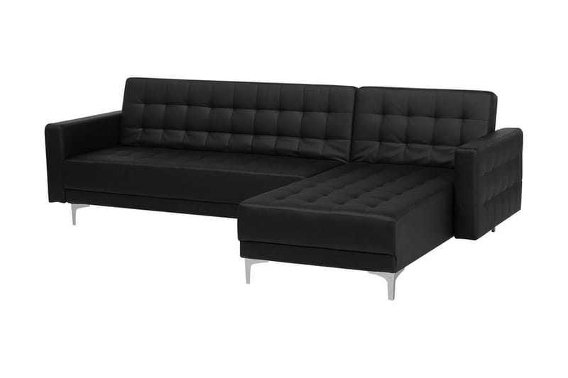 Aberdeen Hörnsoffa - Svart - Divansoffor & schäslongsoffa - 4 sits soffa med divan