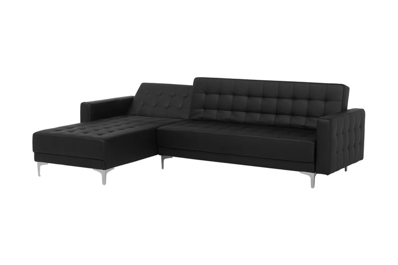 Aberdeen Hörnsoffa - Svart - Divansoffor & schäslongsoffa - 4 sits soffa med divan