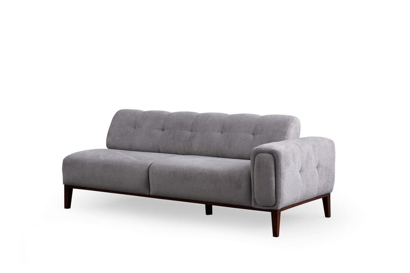 Adelphe 4-sits Soffa med Divan - Ljusgrå - Möbler - Soffa - Divansoffor & schäslongsoffa