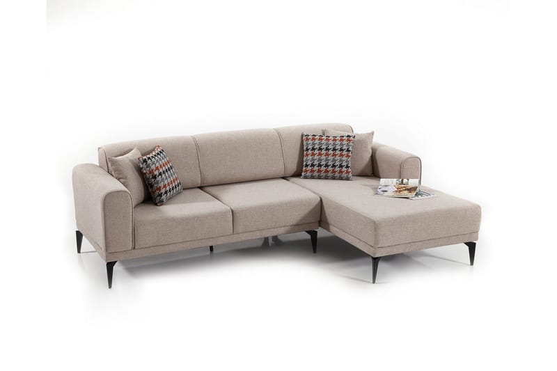 Anadi Soffa m. Divan 4-sits - Beige - Möbler - Soffa - Divansoffor & schäslongsoffa