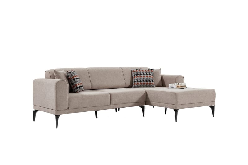 Anadi Soffa m. Divan 4-sits - Beige - Möbler - Soffa - Divansoffor & schäslongsoffa