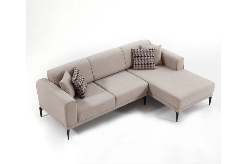 Anadi Soffa m. Divan 4-sits - Beige - Möbler - Soffa - Divansoffor & schäslongsoffa