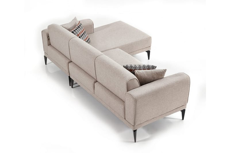 Anadi Soffa m. Divan 4-sits - Beige - Möbler - Soffa - Divansoffor & schäslongsoffa