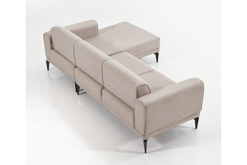 Anadi Soffa m. Divan 4-sits - Beige - Möbler - Soffa - Divansoffor & schäslongsoffa