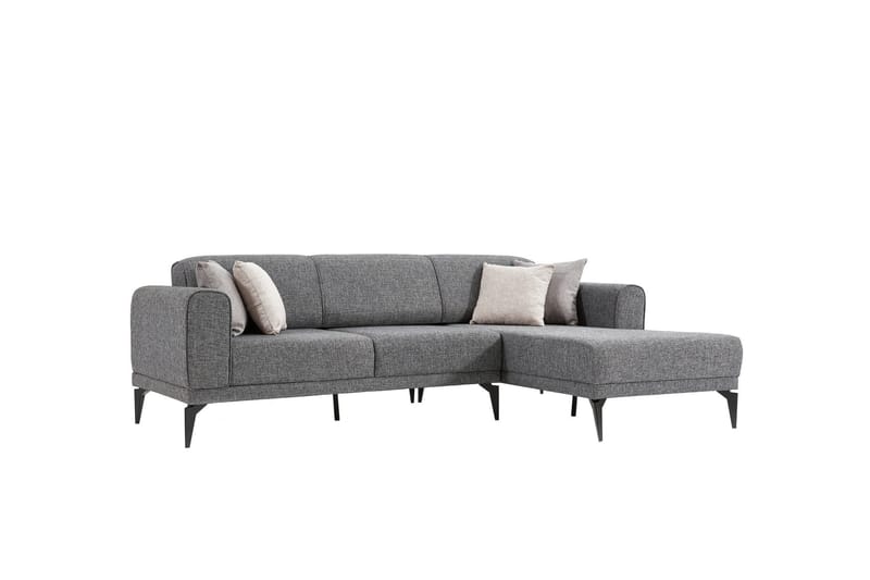 Anadi Soffa m. Divan 4-sits - Grå - Möbler - Soffa - Divansoffor & schäslongsoffa