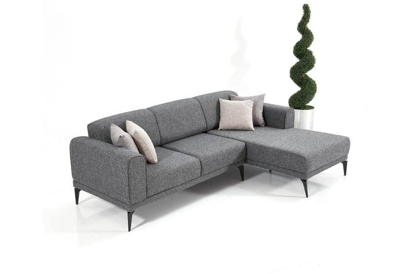 Anadi Soffa m. Divan 4-sits - Grå - Möbler - Soffa - Divansoffor & schäslongsoffa