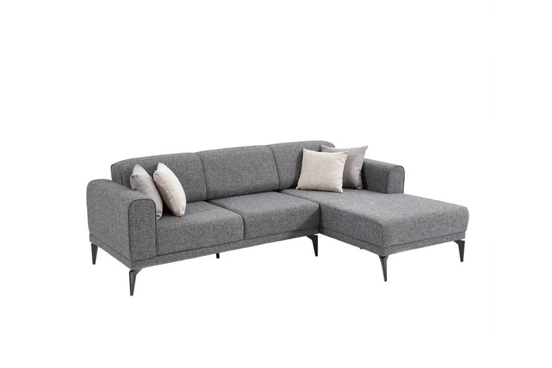 Anadi Soffa m. Divan 4-sits - Grå - Möbler - Soffa - Divansoffor & schäslongsoffa