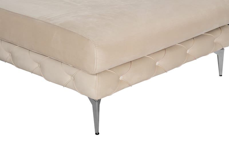 Beachport 3-sits Soffa med Divan Höger - Beige - Möbler - Soffa - Divansoffor & schäslongsoffa