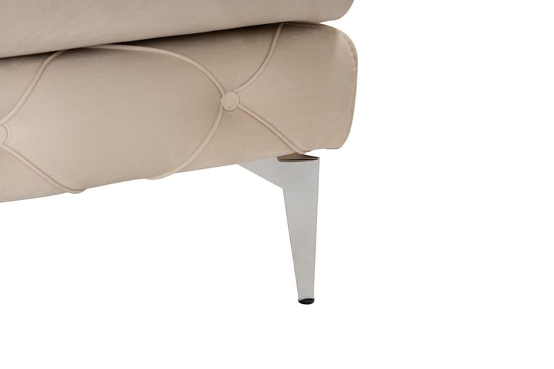 Beachport 3-sits Soffa med Divan Höger - Beige - Möbler - Soffa - Divansoffor & schäslongsoffa