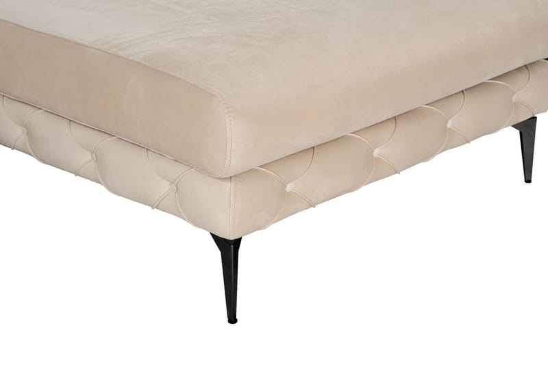 Beachport 3-sits Soffa med Divan Höger - Beige - Möbler - Soffa - Divansoffor & schäslongsoffa