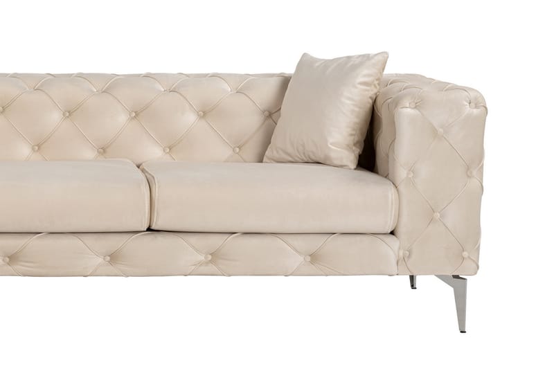 Beachport 3-sits Soffa med Divan Vänster - Beige - Möbler - Soffa - Divansoffor & schäslongsoffa